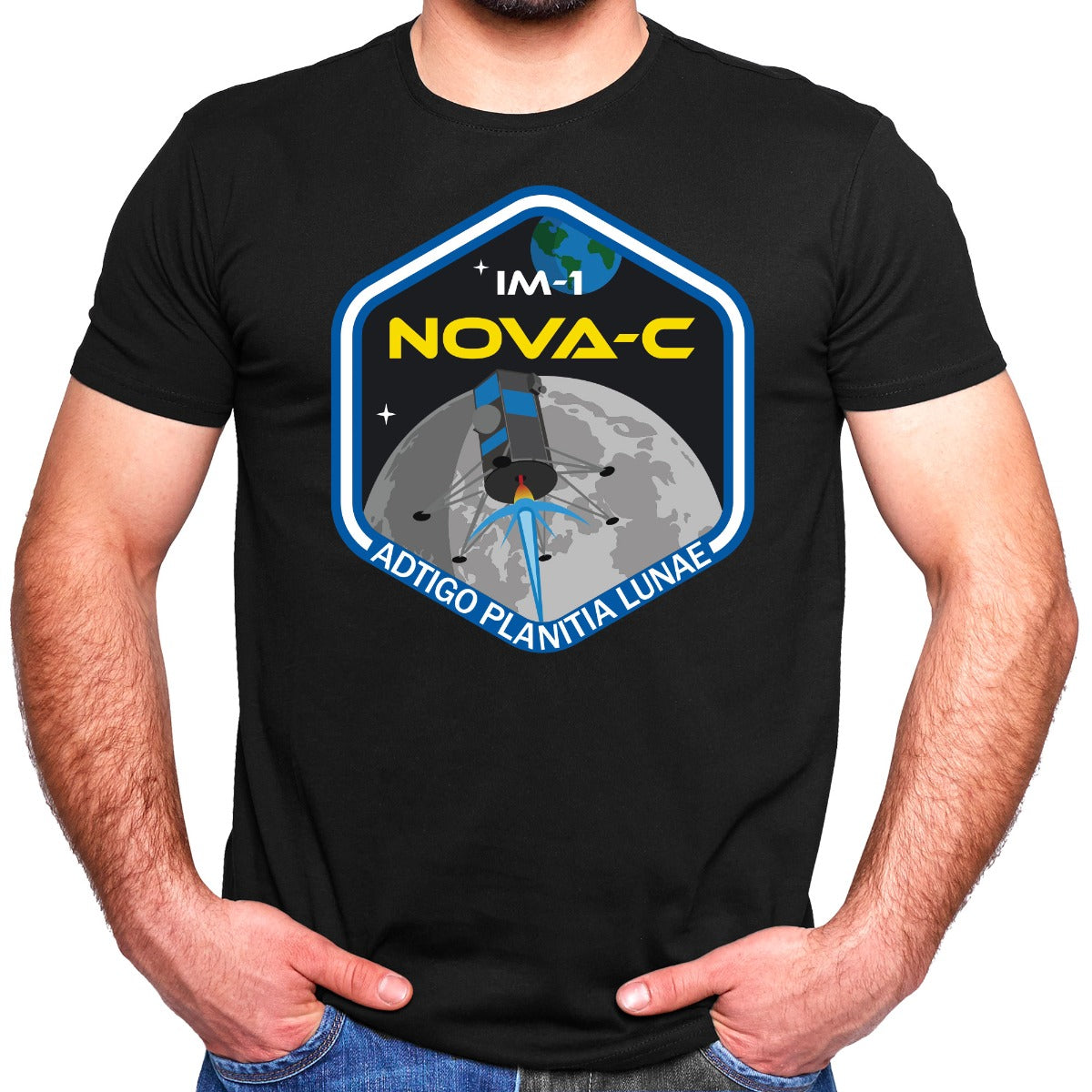 IM-1 Mission Nova-C Logo Adult Shirt