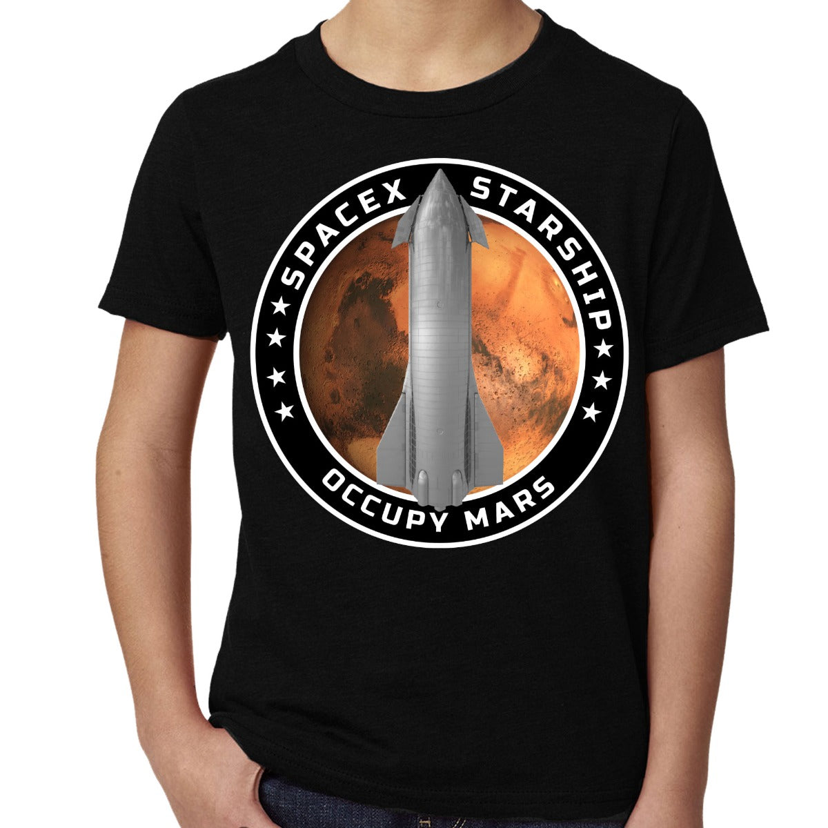 Starship Occupy Mars Youth's Shirt
