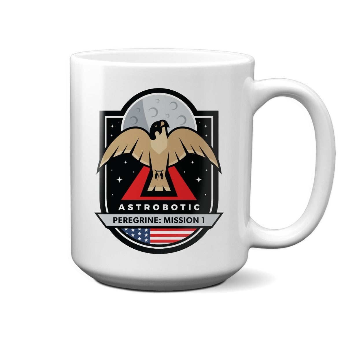 Peregrine Mission One Logo 15 oz Mug