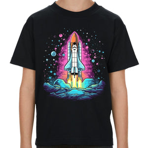 NASA Space Shuttle Color Blast Off Youth Shirt