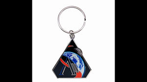 NASA Artemis 2 Double Sided Mission - Inbound Logo Hard Enamel Keychain