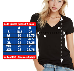 NASA Artemis 2 Bella Canvas Women's Relaxed Double Sided V-Neck Black Shirt