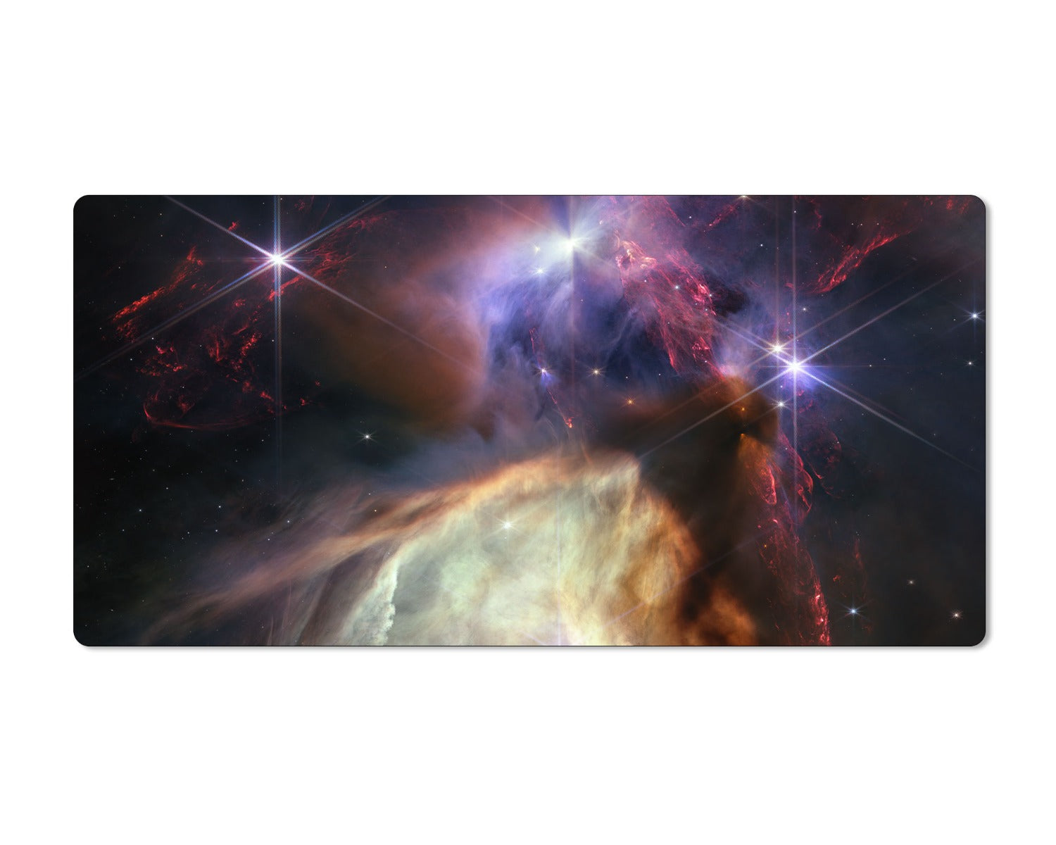 Webb Telescope Rho Ophiuchi 12x22 Inch Extended Mouse Pad 1/16 Thick