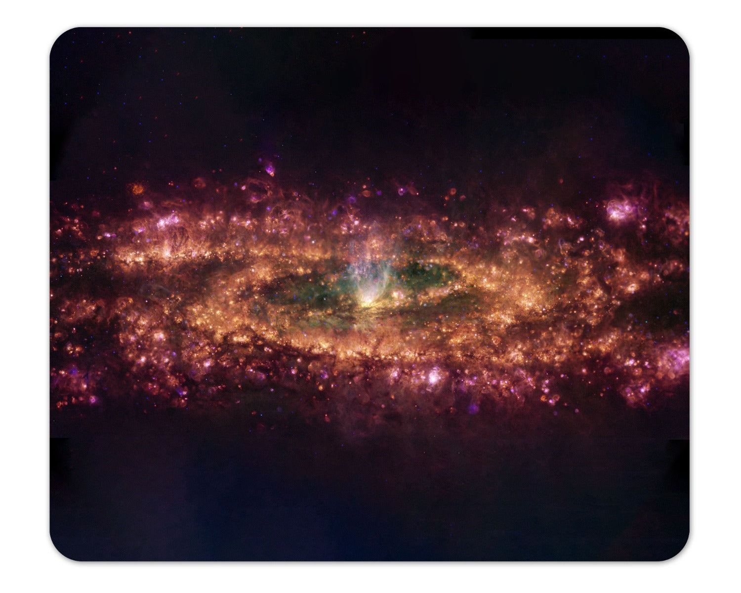 European Southern Observatory Sculptor Galaxy Ionised Gas Mouse Pad 1/4 Inch Thickness
