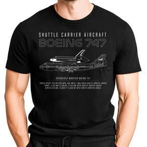 NASA Space Shuttle Carrier Aircraft T-Shirt