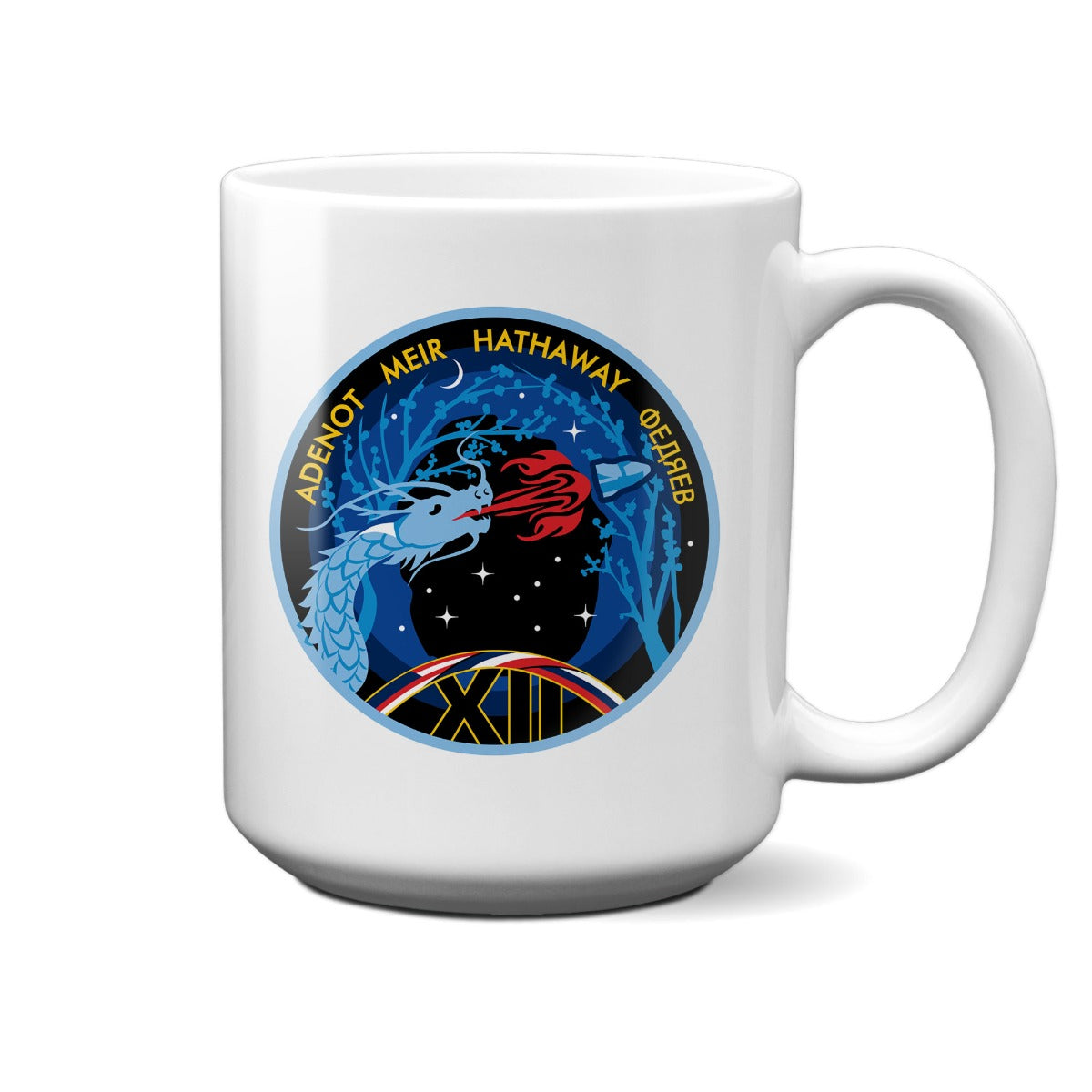 SpaceX Crew-12 Mission Patch 15 oz Mug