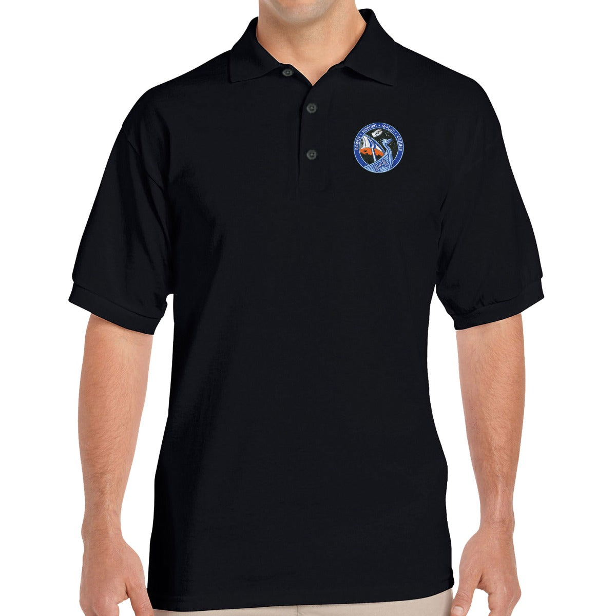 Crew-6 Embroidered Patch Polo