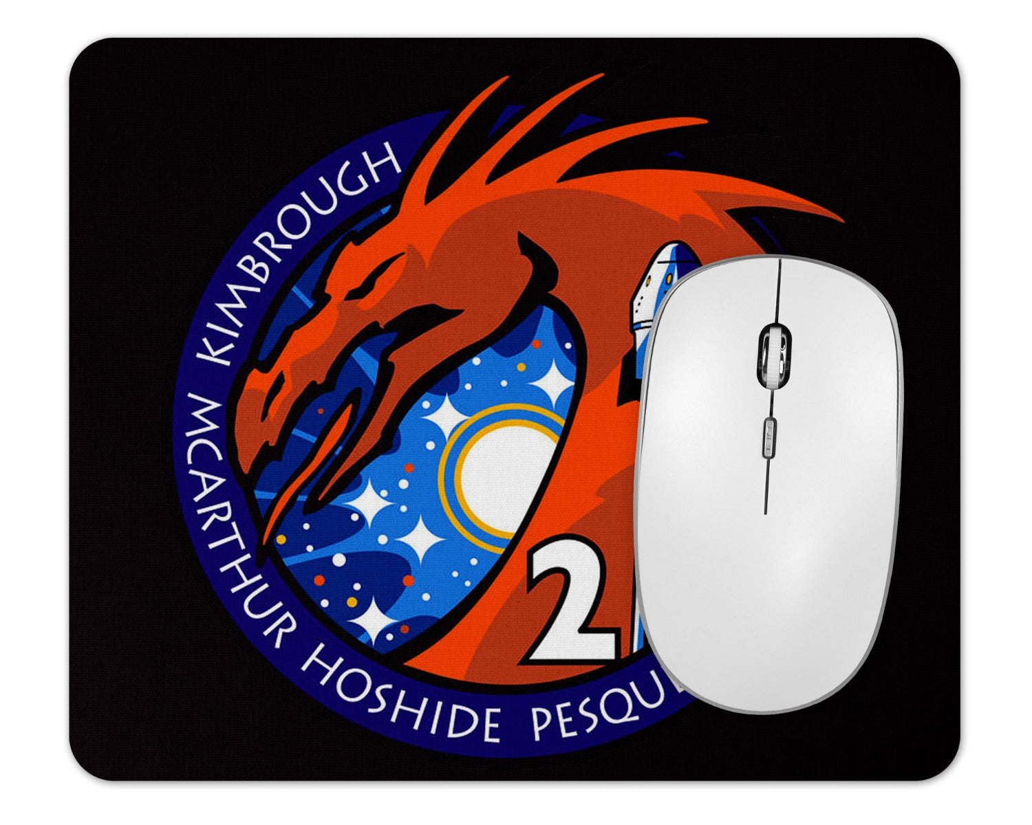 Crew-2 Mission Patch Mousepad 1/8 Thick