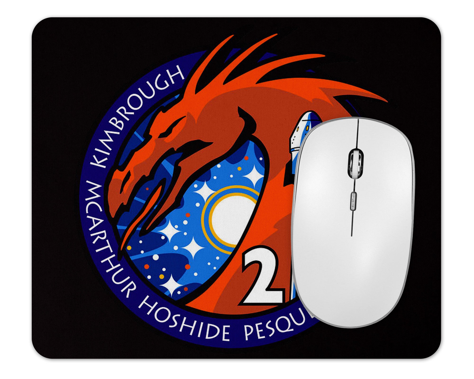 Crew-2 Mission Patch Mousepad 1/4 Thick