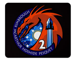 Crew-2 Mission Patch Mousepad 1/4 Thick