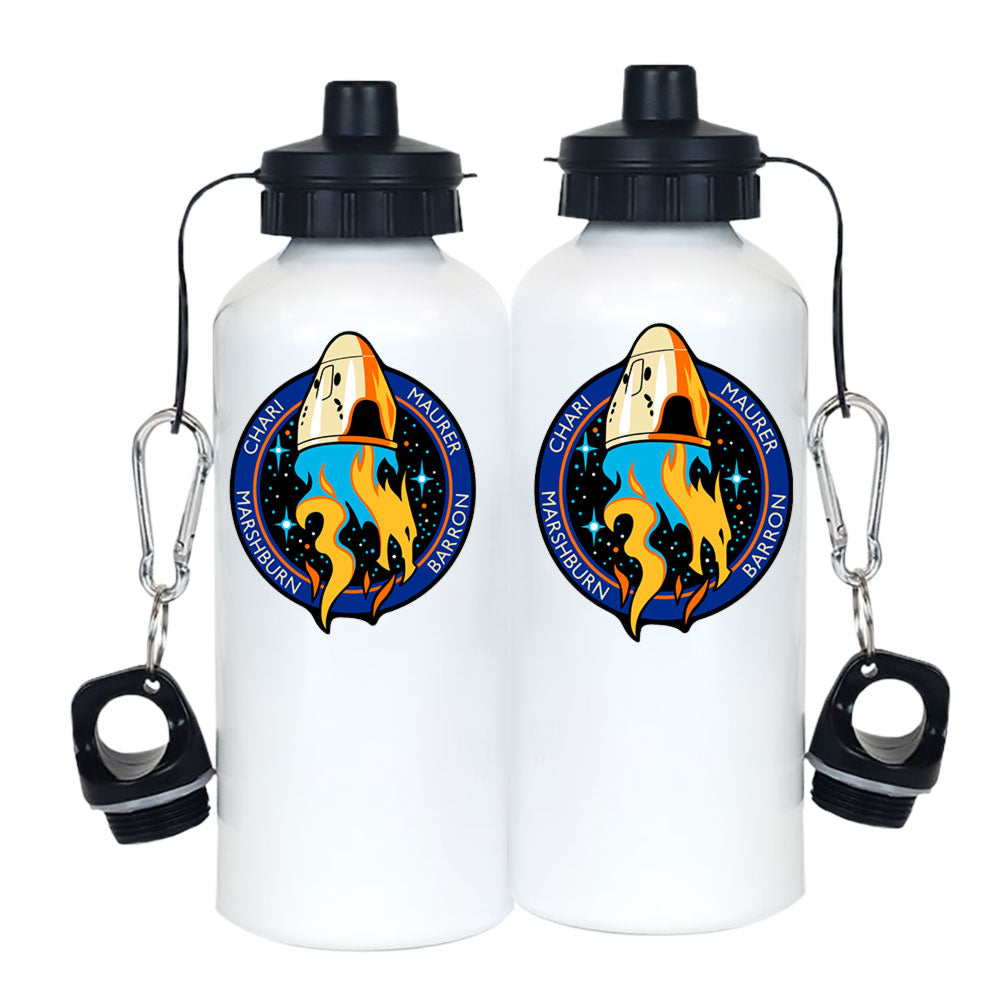 Crew-3 Mission Patch Water Bottle