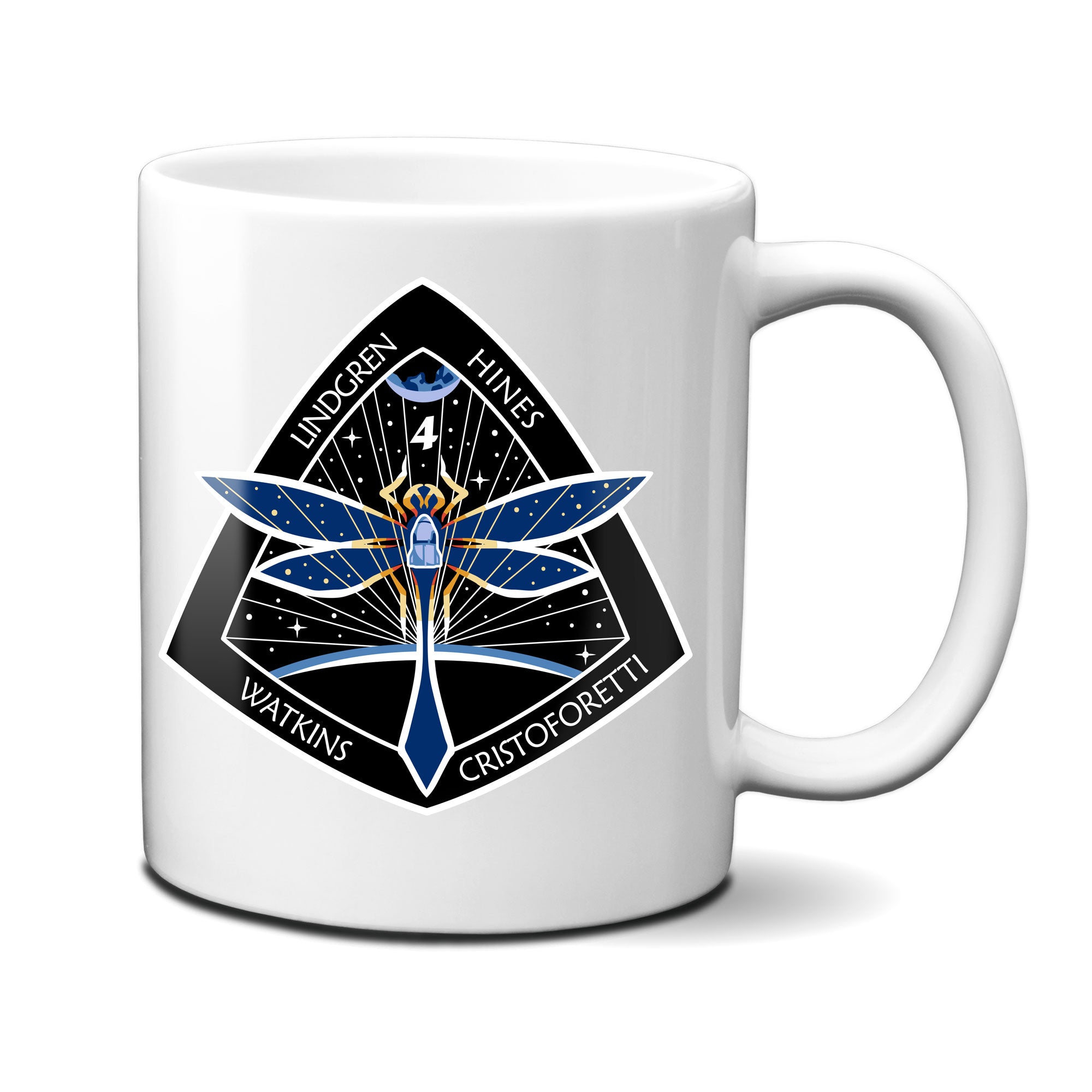 SpaceX Crew-4 Mission Logo 11 oz Mug