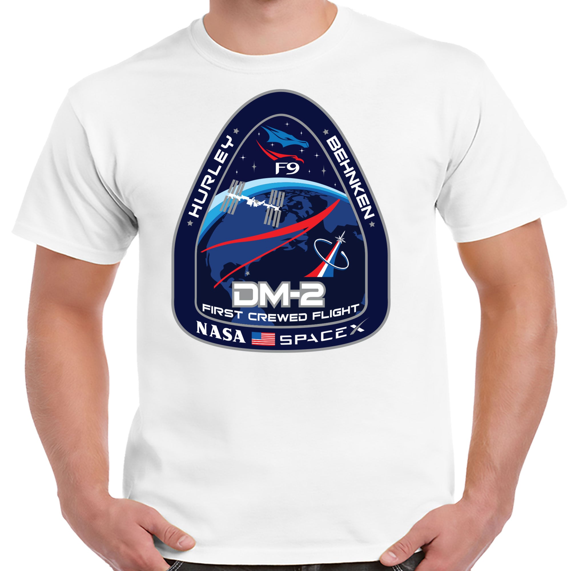 Dm-2 First Crewed Flight Polyester Shirt