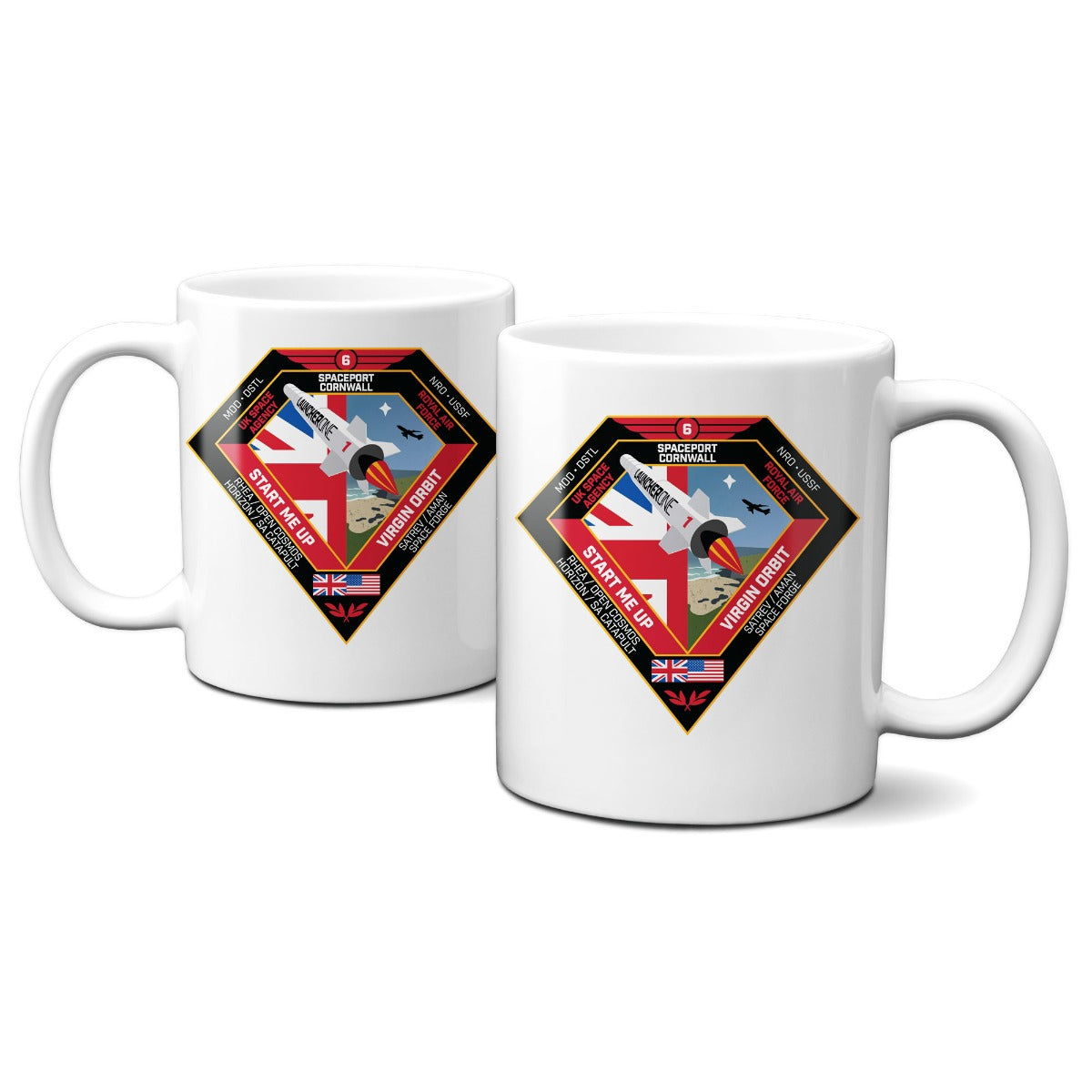 Spaceport Cornwall Start Me Up 11oz Mug