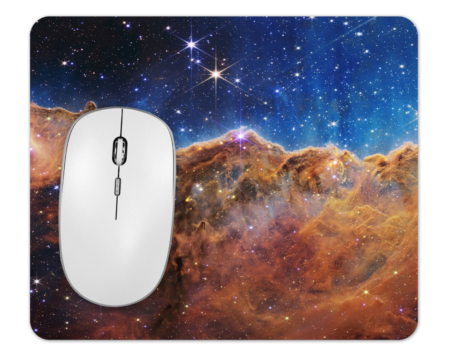 Webb Space Telescope Carina Nebula Mousepad 1/8 Thick