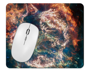 Webb Space Telescope Cassiopeia A Supernova Remnant Mouse Pad 1/4 Thick
