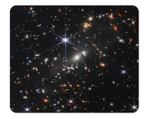 Webb Space Telescope Deep Field Galaxy Mousepad 1/8 Thick