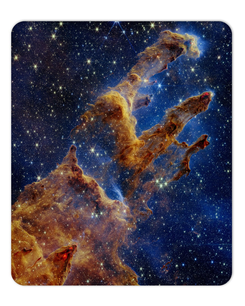 Webb Space Telescope Pillars of Creation Mouse Pad 1/4 Thick