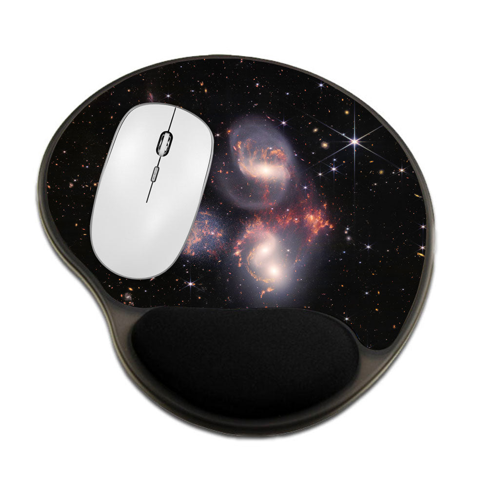 Webb Space Telescope Stephan's Quintet Gel Mouse Pad