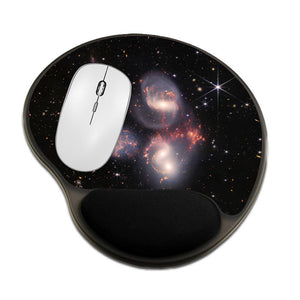 Webb Space Telescope Stephan's Quintet Gel Mouse Pad