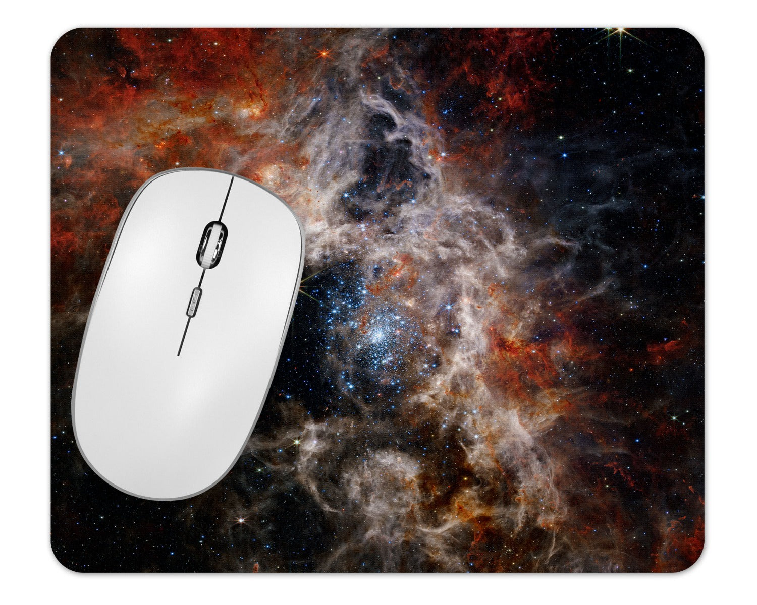Webb Space Telescope Tarantula Nebula Mouse Pad 1/8 Thick