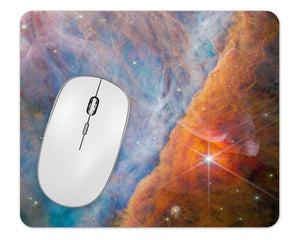 James Webb Telescope Orion Bar Mouse Pad 1/8 Thick