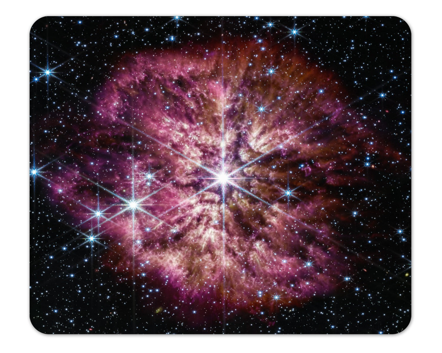 Webb Space Telescope Wolf-Rayet Mouse Pad 1/4 Thick
