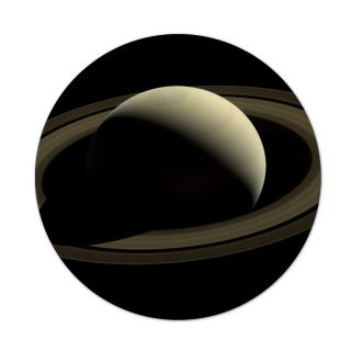 Saturn Round Mousepad