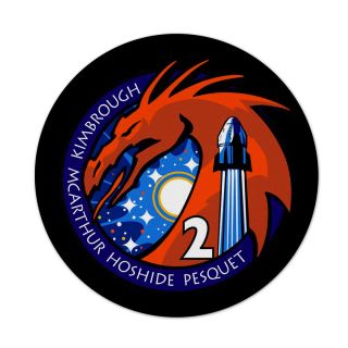 Crew-2 Mission Patch 7.5" Round Mousepad