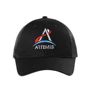 Artemis Embroidered Logo Trucker Cap