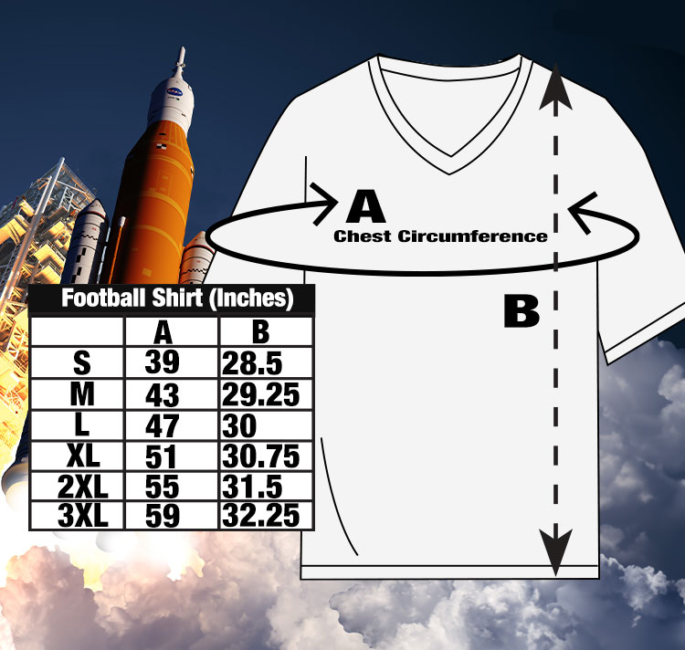 Replica Football Jersey Size Guide